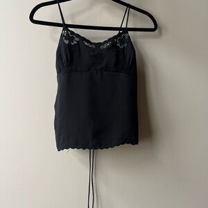 Elegant Black Lace Camisole
